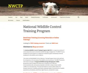 NWCTP.com(Wildlife Control Training) Screenshot