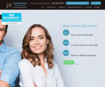 Nwdentalmed.com(Dentist in Puyallup) Screenshot