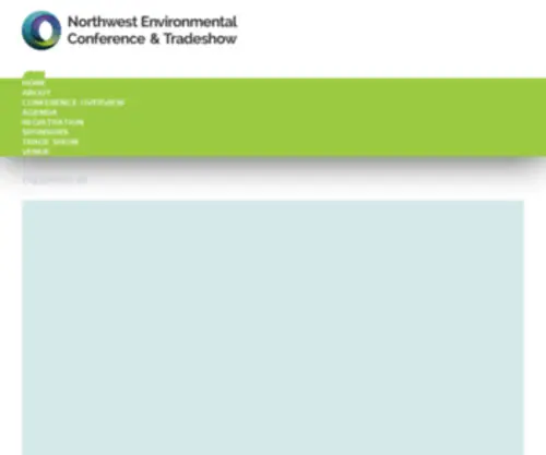 Nwec.org(Northwest environmental conference & tradeshow) Screenshot