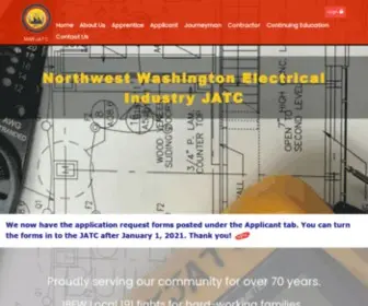 Nwejatc.org(Northwest Electrical Industry JATC) Screenshot