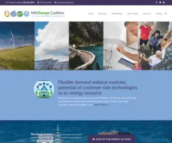 Nwenergy.org(For a clean and affordable energy future) Screenshot