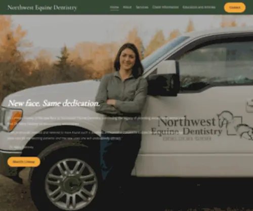 Nwequinedentistry.com(Northwest Equine Dentistry) Screenshot