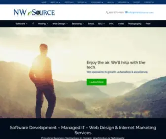 Nwesource.com(Managed Software IT Web Design & Web Marketing Services Portland OR) Screenshot
