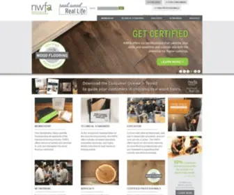 Nwfa.org(National Wood Floors Association) Screenshot