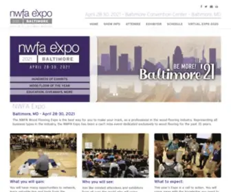Nwfaexpo.org(Wood Flooring Expo 2021) Screenshot