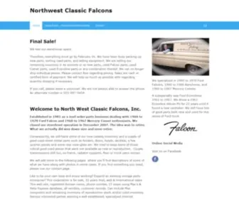 Nwfalcon.com(Northwest Classic Falcons) Screenshot