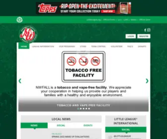 Nwfall.org(Northwest Forsyth American Little League) Screenshot