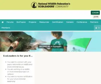 Nwfecoleaders.org(NWF EcoLeaders) Screenshot
