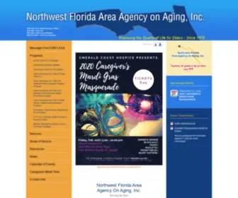 NWflaaa.org(Northwest Florida Area Agency on Aging) Screenshot