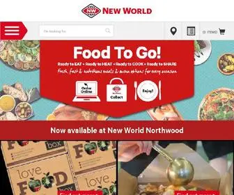 Nwfoodtogo.co.nz(New World) Screenshot