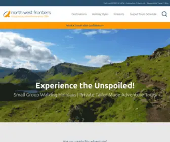 NWfrontiers.com(Walking Holidays Scotland) Screenshot