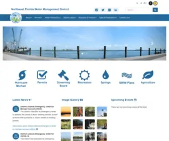 NWfwater.com(Northwest Florida Water Management District) Screenshot