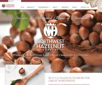 Nwhazelnut.com(Northwest Hazelnut Company) Screenshot