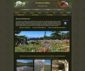 Nwhiker.com(Northwest Hiker presents Hiking in Oregon) Screenshot