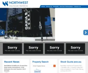 NWhreit.com(NorthWest Healthcare Properties) Screenshot