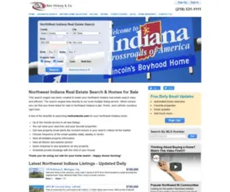Nwihomesite.com(Homes for Sale in Northwest Indiana) Screenshot