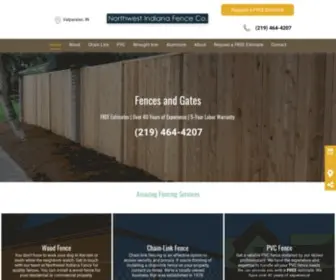 Nwindianafence.com(Northwest Indiana Fence) Screenshot