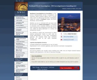 Nwinvestigation.com(Portland Private Investigators) Screenshot