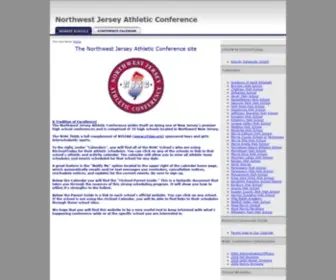Nwjerseyac.com(Northwest Jersey Athletic Conference) Screenshot