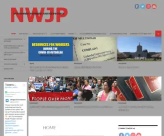 NWJP.org(Standing for Dignity in the Workplace) Screenshot