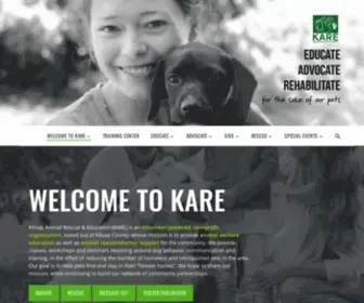 Nwkare.org(Kitsap Animal Rescue & Education (KARE)) Screenshot