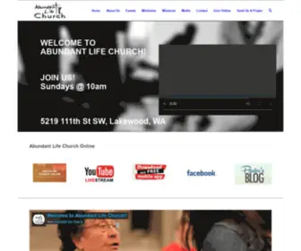 Nwlife.org(Abundant Life Church) Screenshot