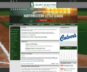 NWLL.us(Northwestern Little League) Screenshot