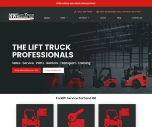 NWLT.com(NW Lift Truck) Screenshot