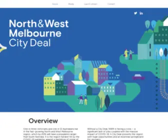 NWmcitydeal.org.au(North & West Melbourne City Deal) Screenshot