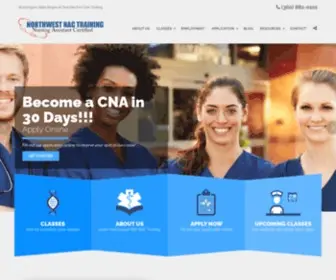 Nwnactraining.com(Nursing Assistant Testing & Classes) Screenshot