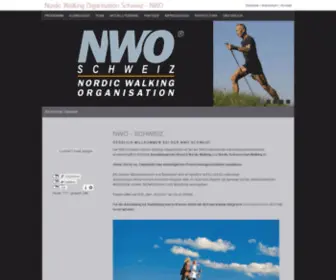 Nwo-SChweiz.info(Nordic Walking Organisation Schweiz) Screenshot