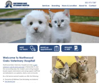 Nwoaksvet.com(Northwood Oaks Veterinary Hospital) Screenshot