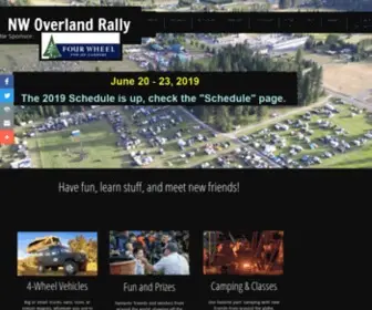 Nwoverlandrally.com(About the Northwest Overland Rally) Screenshot