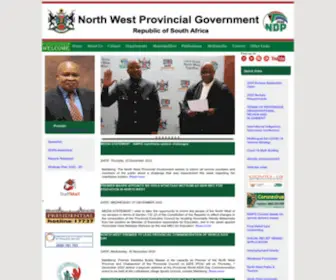 NWPG.gov.za(North West Provincial Government) Screenshot