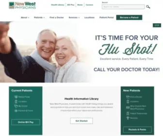 NWPHysicians.com(New West Physicians) Screenshot