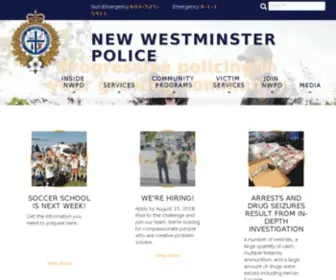 Nwpolice.org(The New Westminster Police Department vision) Screenshot