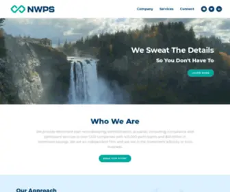 NWPsbenefits.com(Retirement Plan Recordkeeping & Accounting) Screenshot