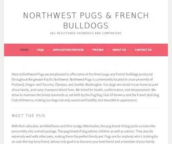 Nwpugs.com(AKC REGISTERED SHOWDOGS AND COMPANIONS) Screenshot