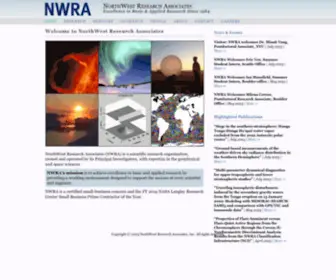 Nwra.com(NorthWest Research Associates) Screenshot