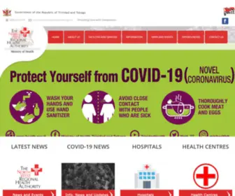 NWrha.co.tt(One of the premier health organizations in Trinidad and Tobago) Screenshot