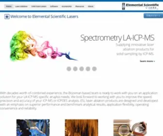 NWrlasers.com(Spectrometry LA) Screenshot