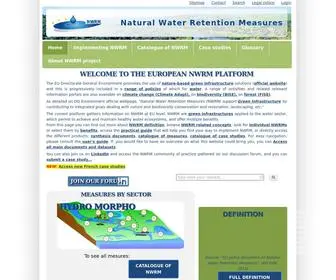 NWRM.eu(Natural Water Retention Measures) Screenshot