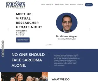 Nwsarcoma.org(Nonprofit) Screenshot