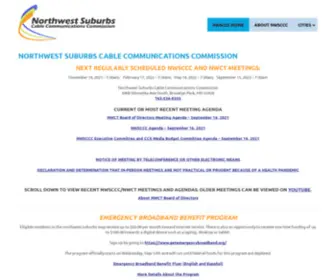 NWSCCC.org(Northwest Suburbs Cable Communications Commission) Screenshot
