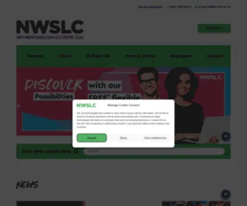 NWSLC.ac.uk(NWSLC) Screenshot