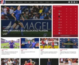NWSlsoccer.com(National Women's Soccer League Official Site) Screenshot