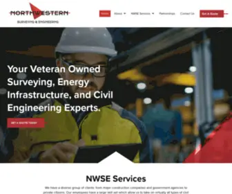 NWSMN.com(Northwestern Surveying & Engineering) Screenshot