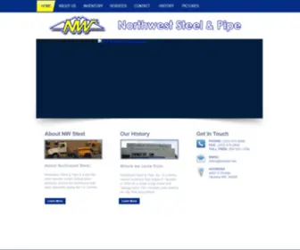 NWsteel.net(Northwest Steel and Pipe Inc) Screenshot