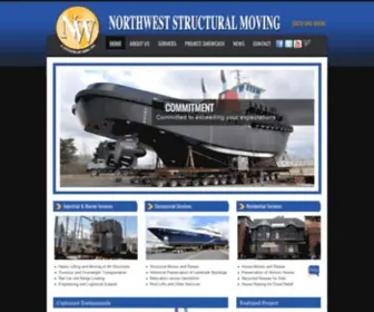 NWStructuralmoving.com(NW Structural Moving House Movers Industrial Lifting Portland Or) Screenshot