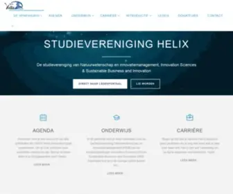 NWSvhelix.nl(De studievereniging van innovatiemanagement en) Screenshot